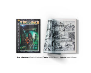 Banner ebook a lenda da cobra grande m´boiguaçu E-book A Lenda da cobra grande - M'Boiguaçu | Versão em quadrinhos