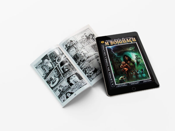 E-book A Lenda da cobra grande - M'Boiguaçu | Versão em quadrinhos